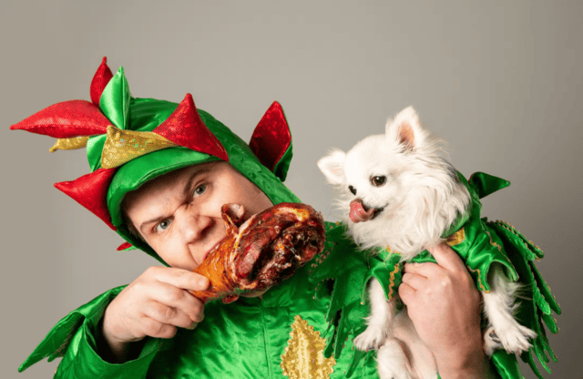 מופע Piff the Magic Dragon במלון הפלמינגו בלאס וגאס